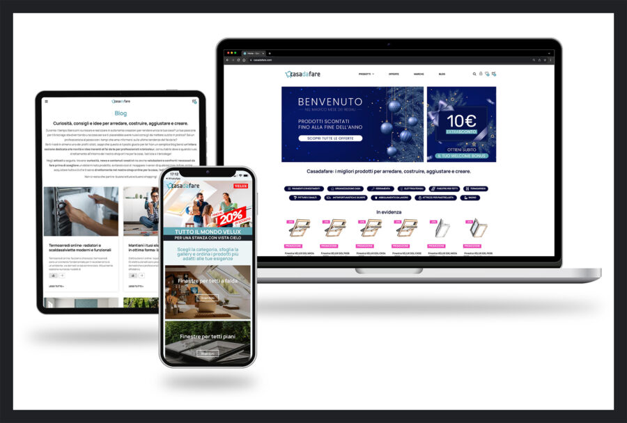 Studio, design e sviluppo e-commerce | mobile first